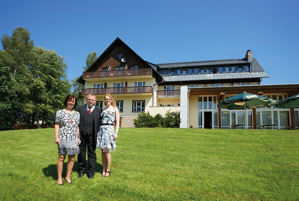 Hotel Haus am Ahorn Schöneck Exterior foto